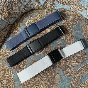 No Show Elastic Belt Set